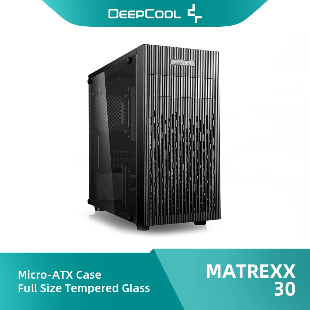 DeepCool MATREXX 30 MATX/ITX ПК шасси для игр 4 слота компьютерный шкаф компьютерные Чехлы и