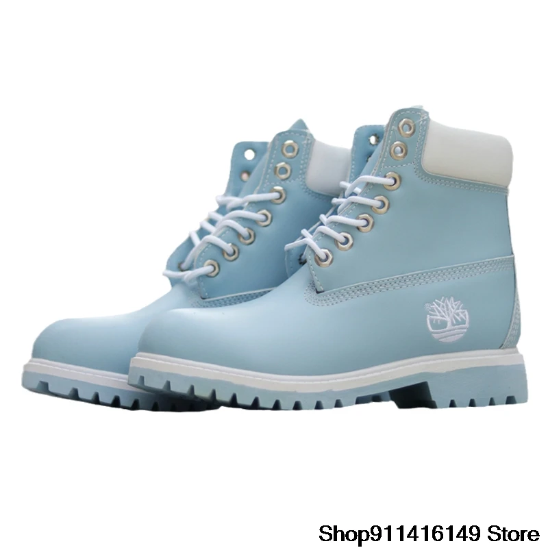 superficial Curso de colisión comprender Timberland Botas de nieve impermeables para mujer, zapatos clásicos prémium  de nobuk para correr, estilo militar Martin| | - AliExpress