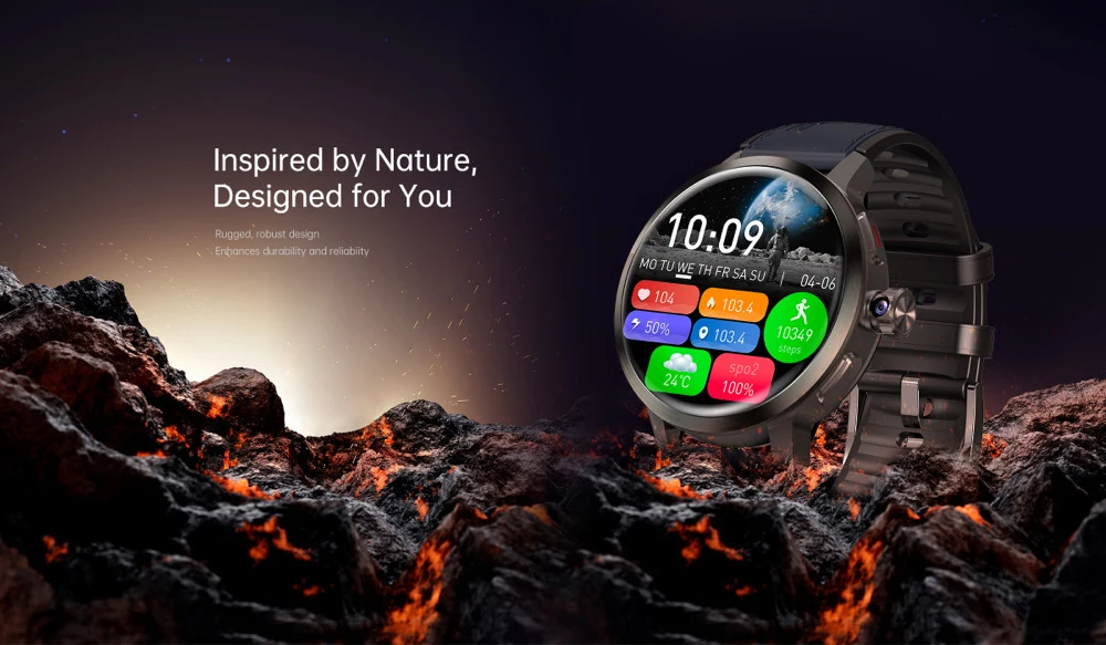 Fitness Tracker Orologio Con Android Quadrant Smartwatch: Orologio