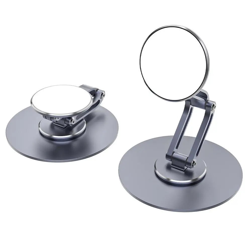 Aluminum Mobile Phone Holder with 360 Degree Rotation for Home and Car