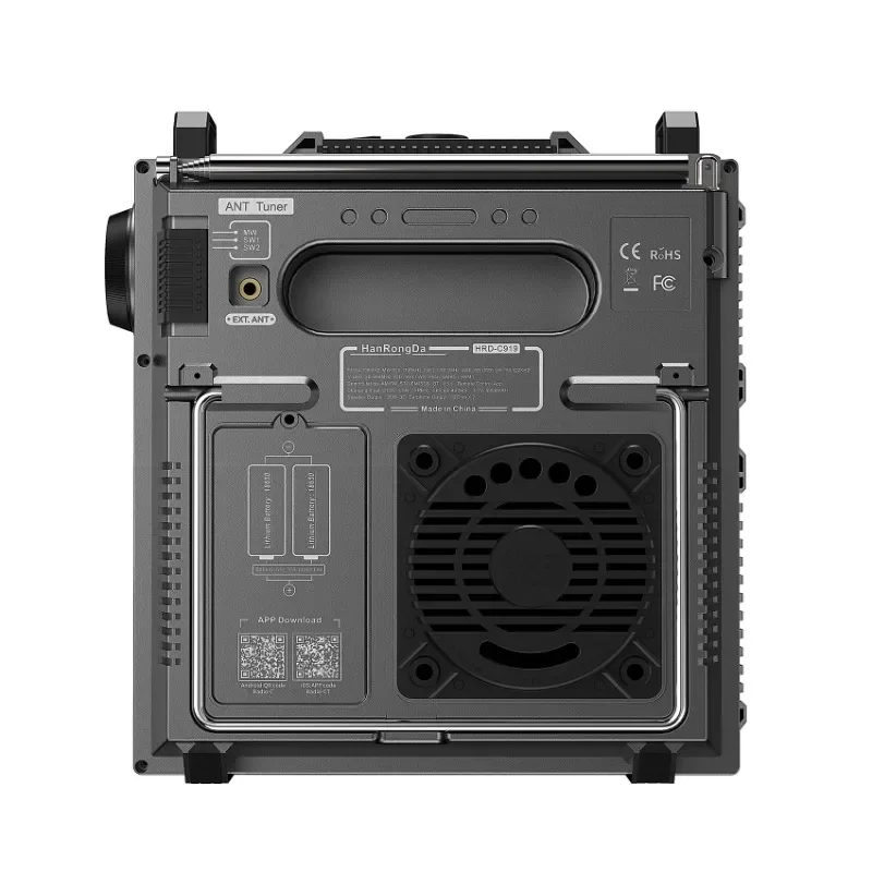 HRD-C919 AIR FM MW SW 단파 VHF UHF WB 멀티 밴드 라디오, 휴대용 항공 밴드 라디오 리시버