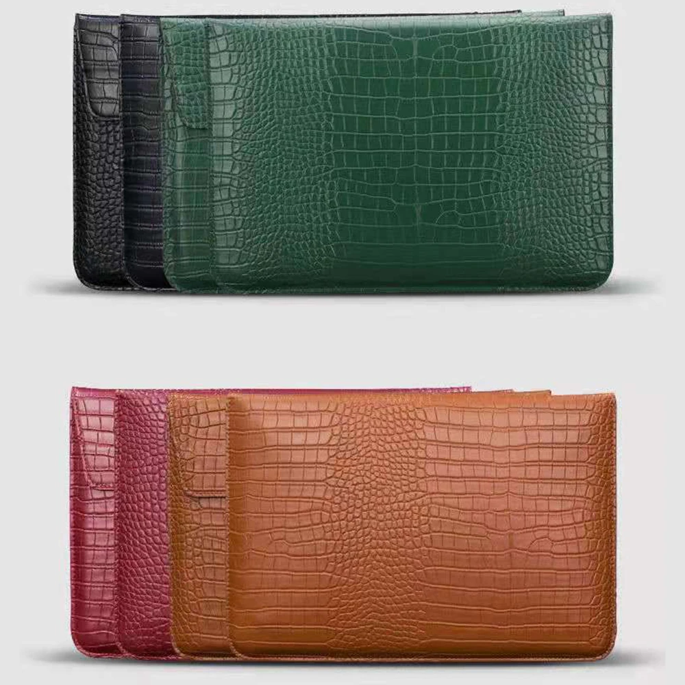 Per 2021 Macbook Bag Per Pro 16 Nuova Custodia In Pelle Pu Per Macbook Pro 14 2021 Custodia In Pelle Modello Coccodrillo Per Macbook 14 16