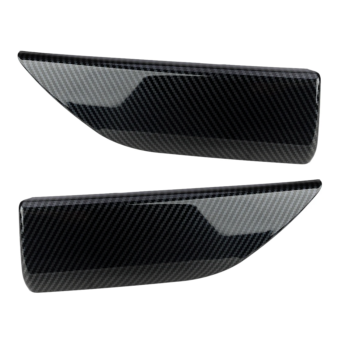 

Накладка на заднюю панель автомобиля для Chevrolet Silverado 1500 GMC Sierra 2500 3500, черный корпус из углеродного волокна в стиле ABS, 1 комплект