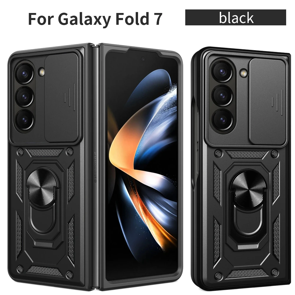 Samsung Z Fold Case with Slide Camera & Ring 1