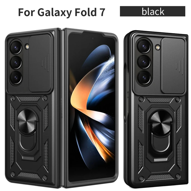 Samsung Z Fold Case with Slide Camera & Ring 1