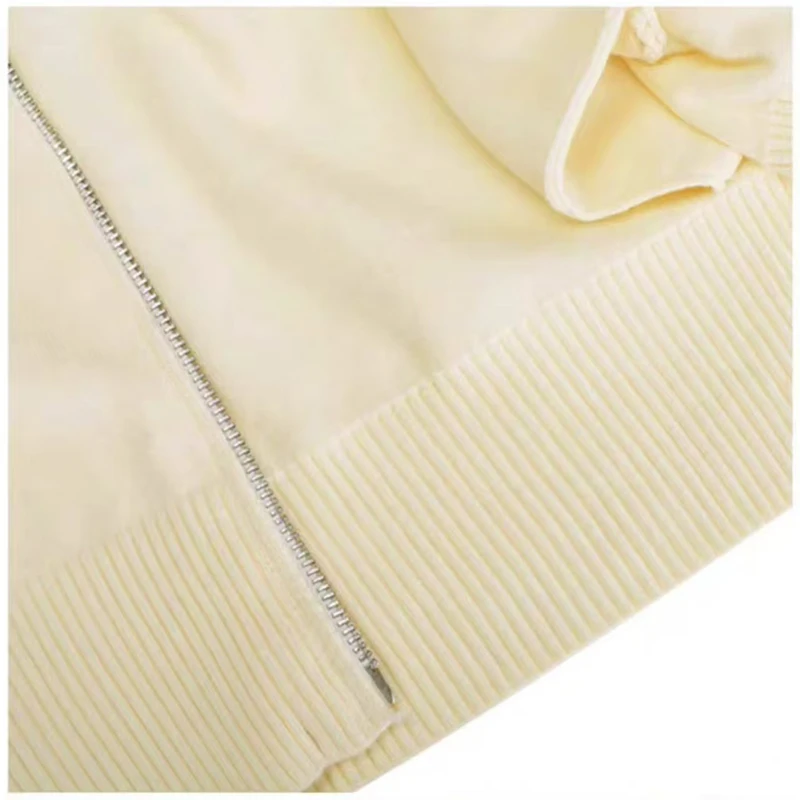 Autumn New Product Golf Men's Outdoor Sports Jacket Comfortable Zipper cardigan Sweater Versatile Pullover Apricot Knitted Top