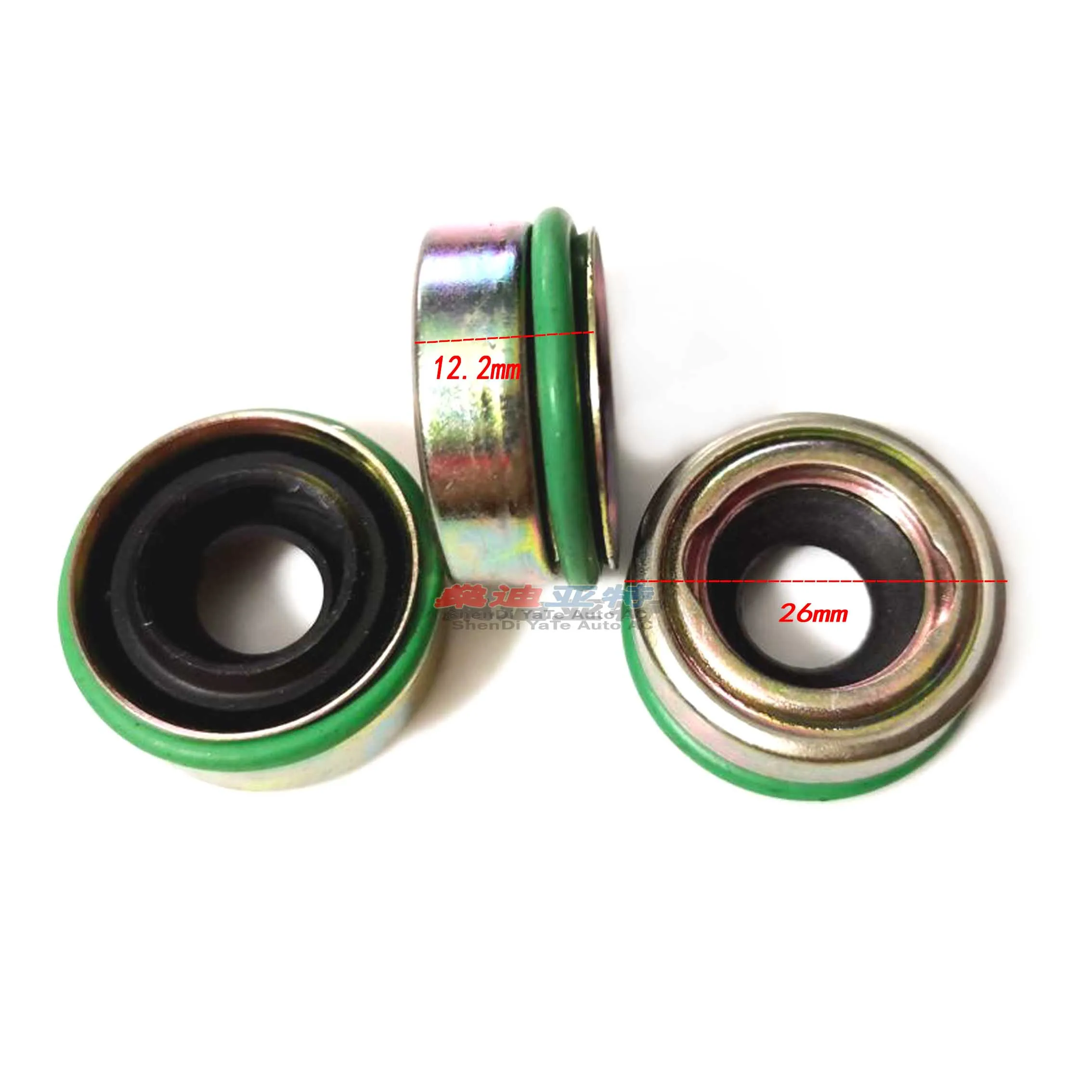 A/C Compressor Shaft Seal Stamp Oil Seal Gasket for Saden SD508 708 709 7H15 7HB 7B10,Car/Auto AC Compressor Repair Parts air conditioning repair kit