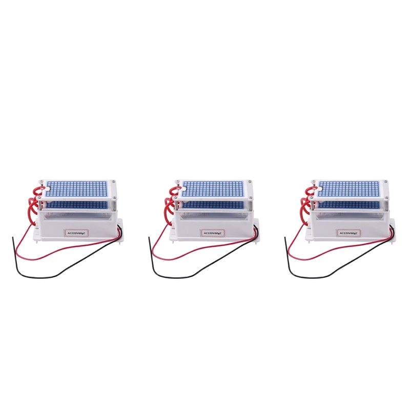 

3X 60G/H Ozone Generator Air Cleaner Ozonizer Purifier Treatment Formaldehyde Remove Odor Ozone Machine 220V
