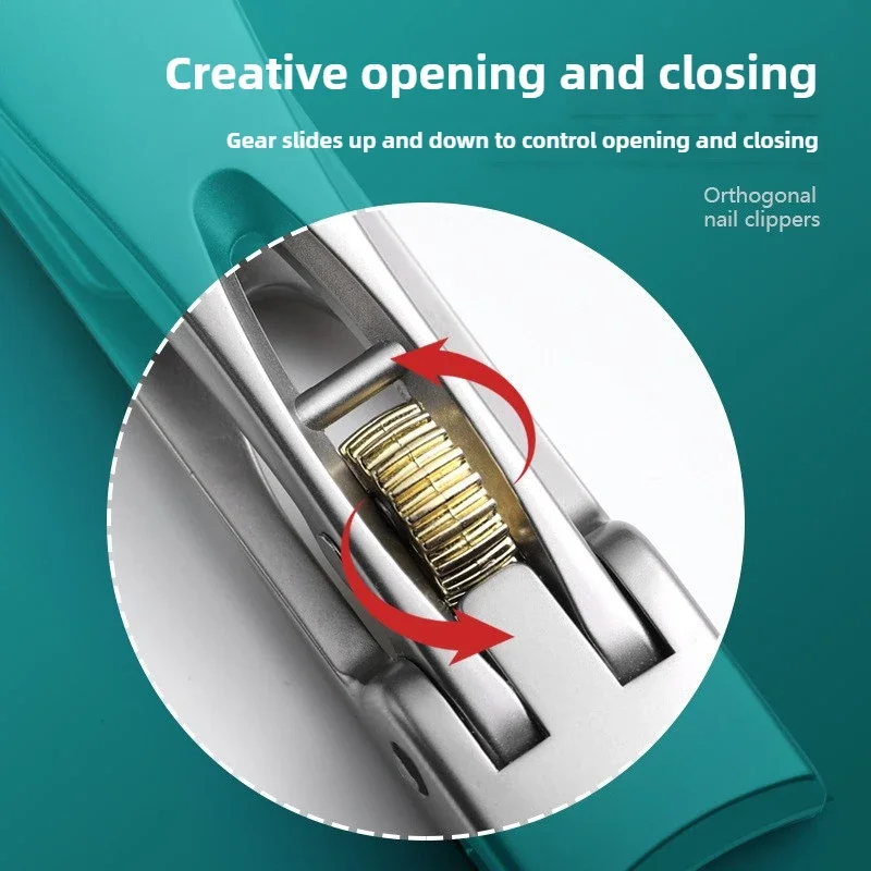 Professional Nails Clippers Stainless Steel Pulley Nail Cutter Toenail Fingernail Manicure Trimmer Toenail Clippers Tools