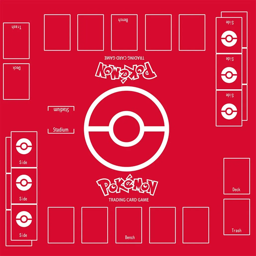 Pokemon Cards Mat Trading Card Game Play Mat Deluxe 2 Player Compatible  Pokemon Stadium Mat Board Trading Cards Game Playmat| | - AliExpress