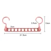 9 hole magic clothes hanger multi-function folding hanger rotating clothes hanger wardrobe drying clothes Hanger Home Organizer 6