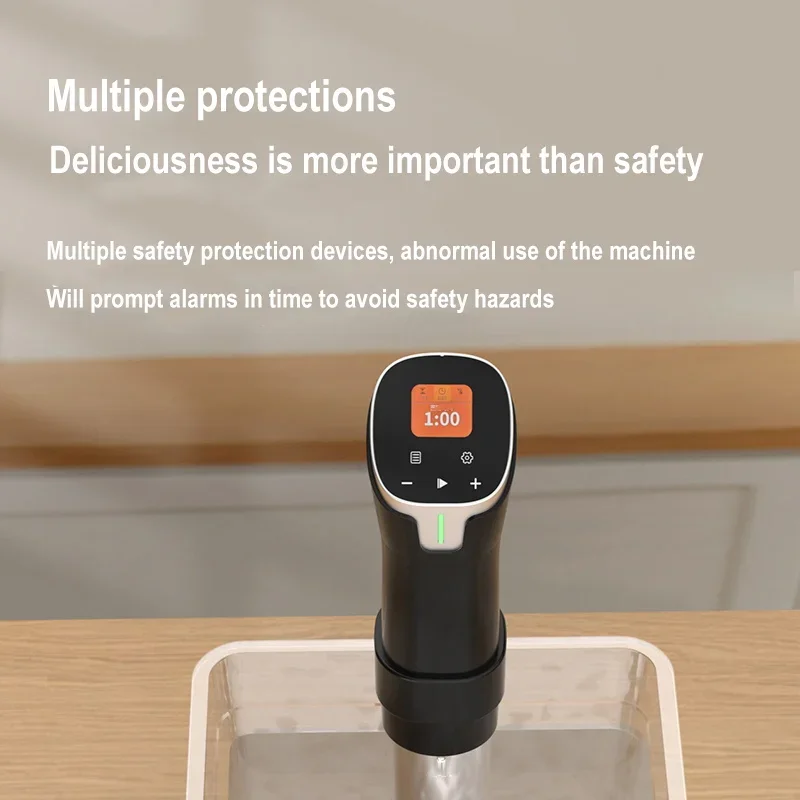 WIFI Sous Vide Cooker 1100W LCD Touch Digital Display Immersion Circulator Accurate Cooking Vacuum Smart Slow Cooker Kitchen