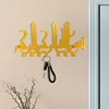 1pc Arabic Keychain Wall Art | Metal Keychain | Islamic Wall Art | Modern Style Luxury Wall Keychain 1