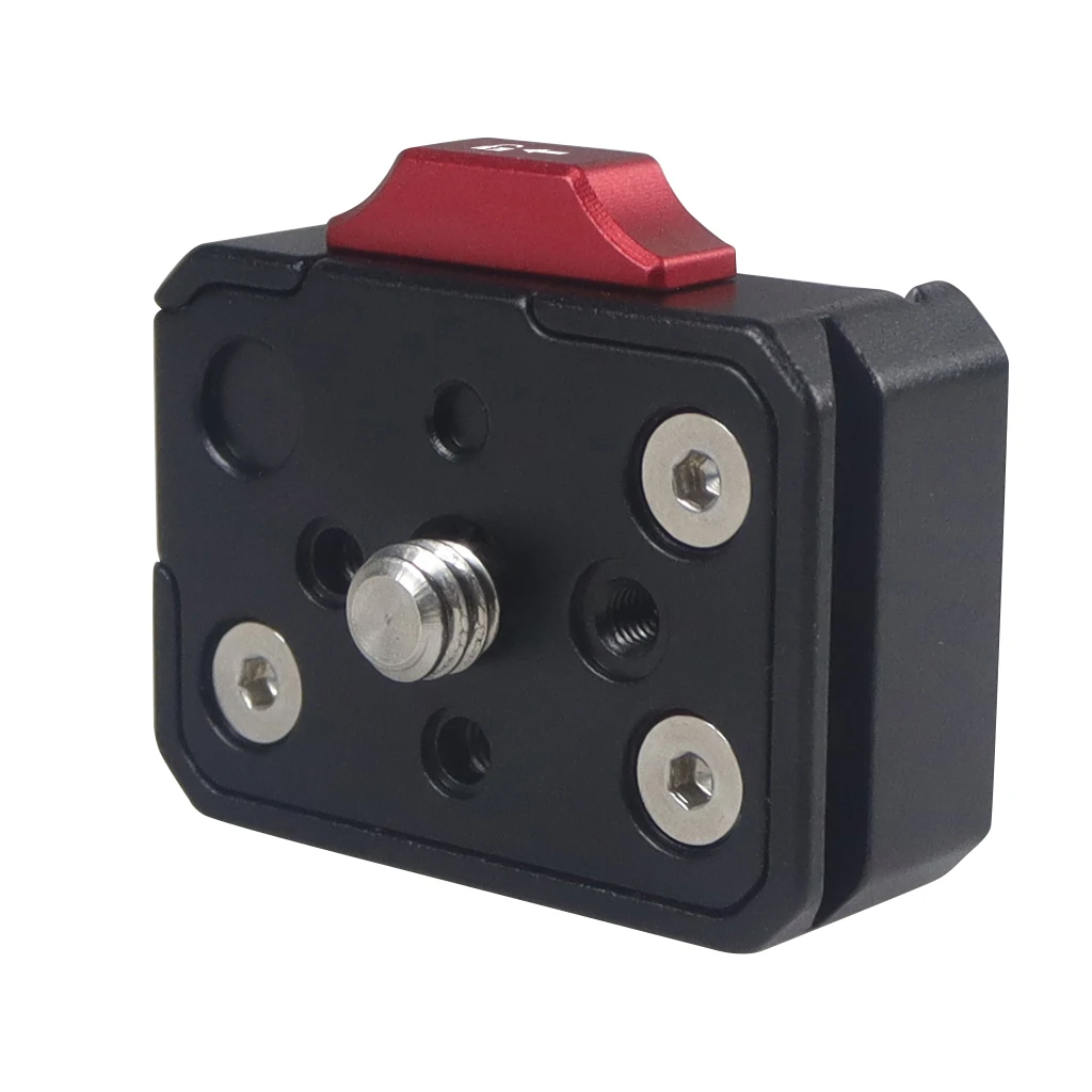 Camera Clamp Camera Tripod Plate Camera Tripod Adapter Camera Base Plate Tripod Adapter Mount Camera Mount Plate Mini V-Lock Mount Quick Release Plate Clamp DSLR for Gopro 11 Camera Tripod Adapter Mount Board Quick Switch Kit Accessories