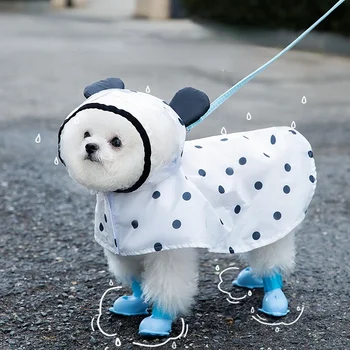 Bear Ear Dog Raincoat 1