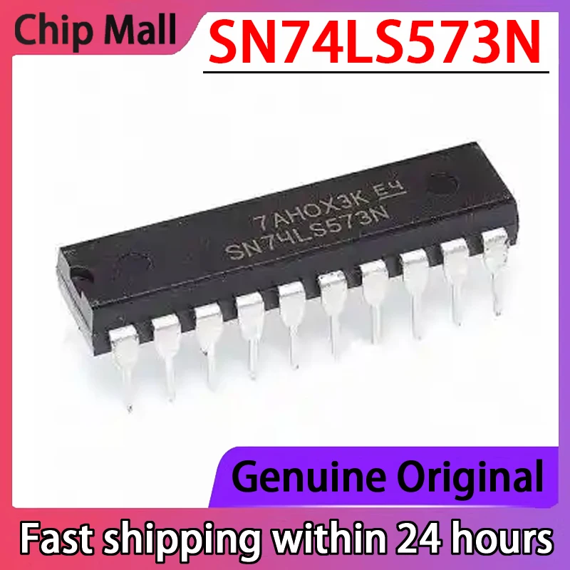 

10PCS SN74LS573N DIP-20 Eight Bit Three State Output Trigger IC Chip 74LS573 New Original