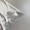 Sexy Pajamas Women's Silk Suspender Nightdress Ladies Spring And Summer Ice Silk Thin Halter Home Service Satin Night Dresses 4
