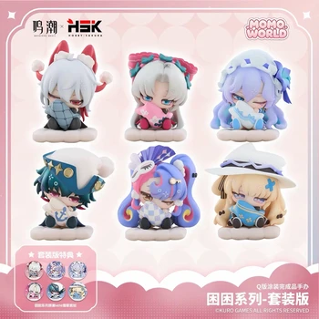Prevendita KURO GAMES: Statuette Chibi Originali della Serie Wuthering Waves - Brant, Zani, Phoebe, Carlotta, Rococo, Cantarella Cosplay