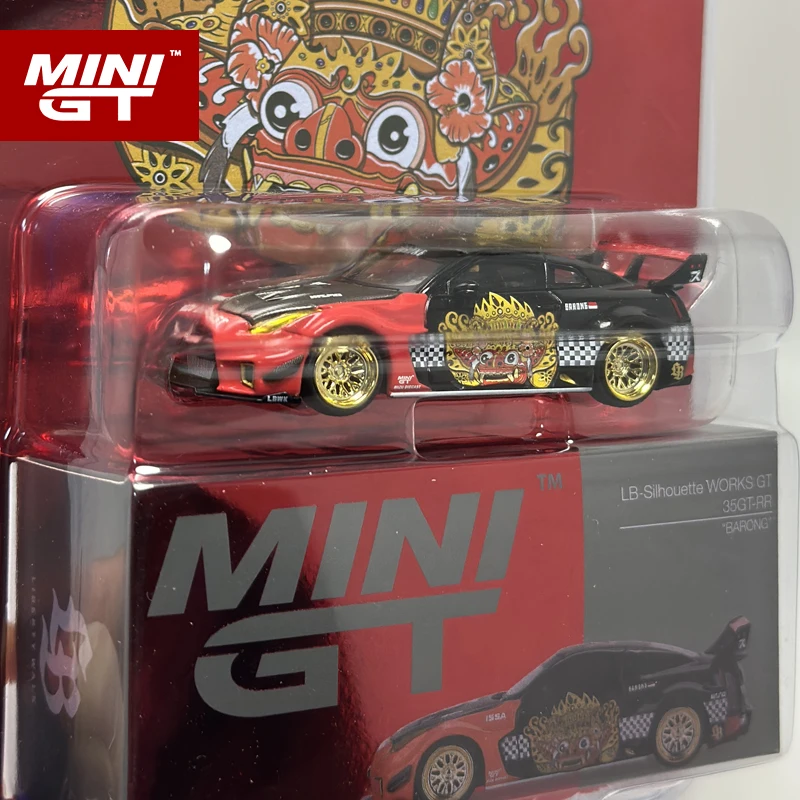 바롱 체이스 합금 자동차 모델 651, * 재고 * MINIGT 1:64 LB WORKS GTR R35 RR Ver.1