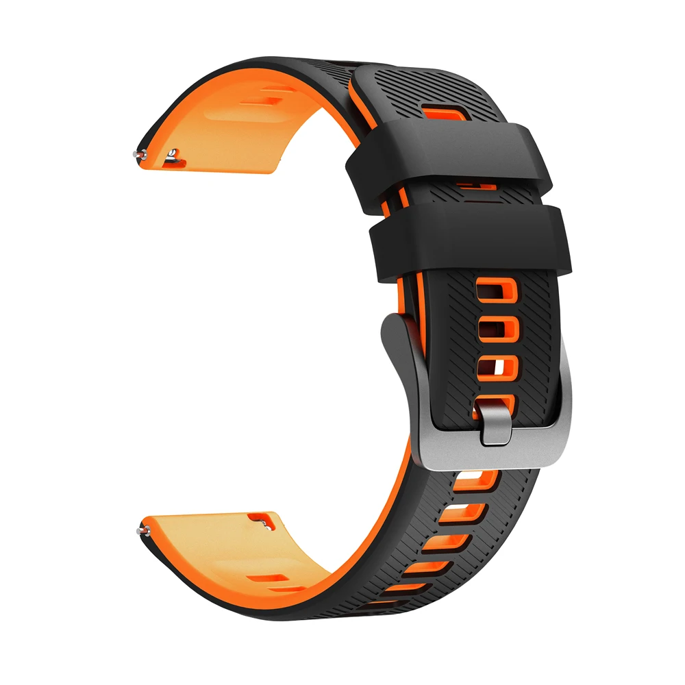 22mm Silicone Smartwatch Sport Bracelet - Soft Strap & Band Accessory