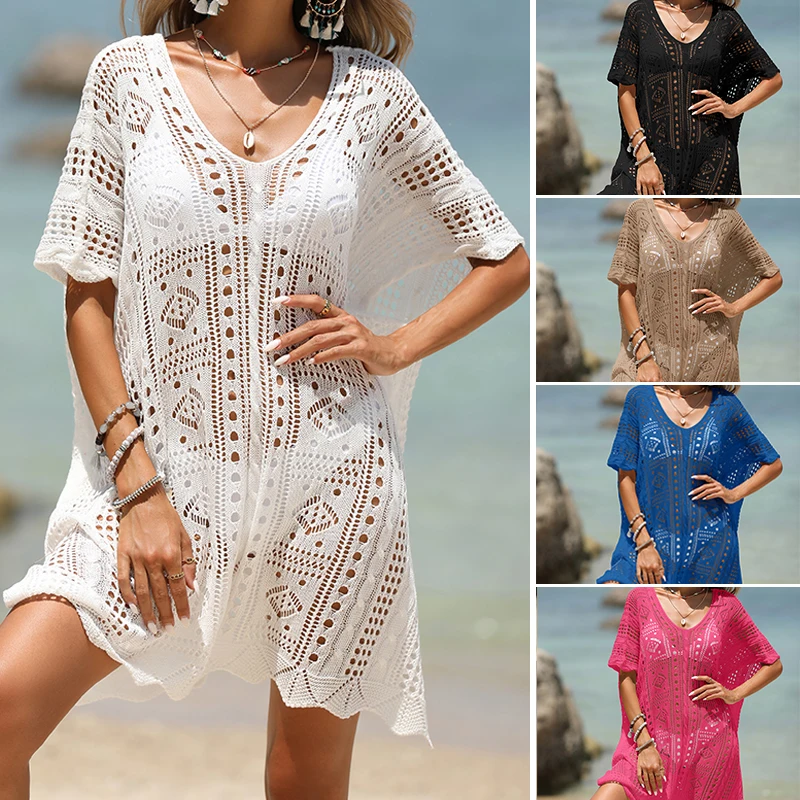 Sexy Knit Cover Up Beach Cover Up Set