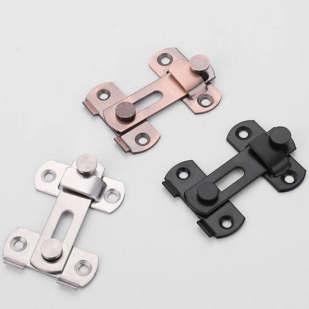Description Picture 6 of itemHardware Furniture Padlock Clasp Security Silent Gate Buckle Screws Window Catch Lock Door Bolt Hasp Cabinet Catches