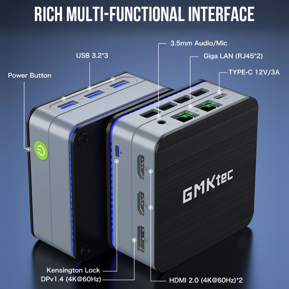 GMKtec ミニPC Win 11 Pro N100/12GB/512GB GMKtec ミニpc 最新第12世代インテルAlder Lake-N100 mini pc Windows