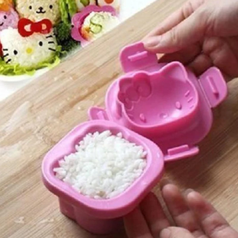 Hello Kitty Rice Ball Mold – Mini Plastic Mold For Making Cute Hello Kitty Shaped Onigiri - View #9