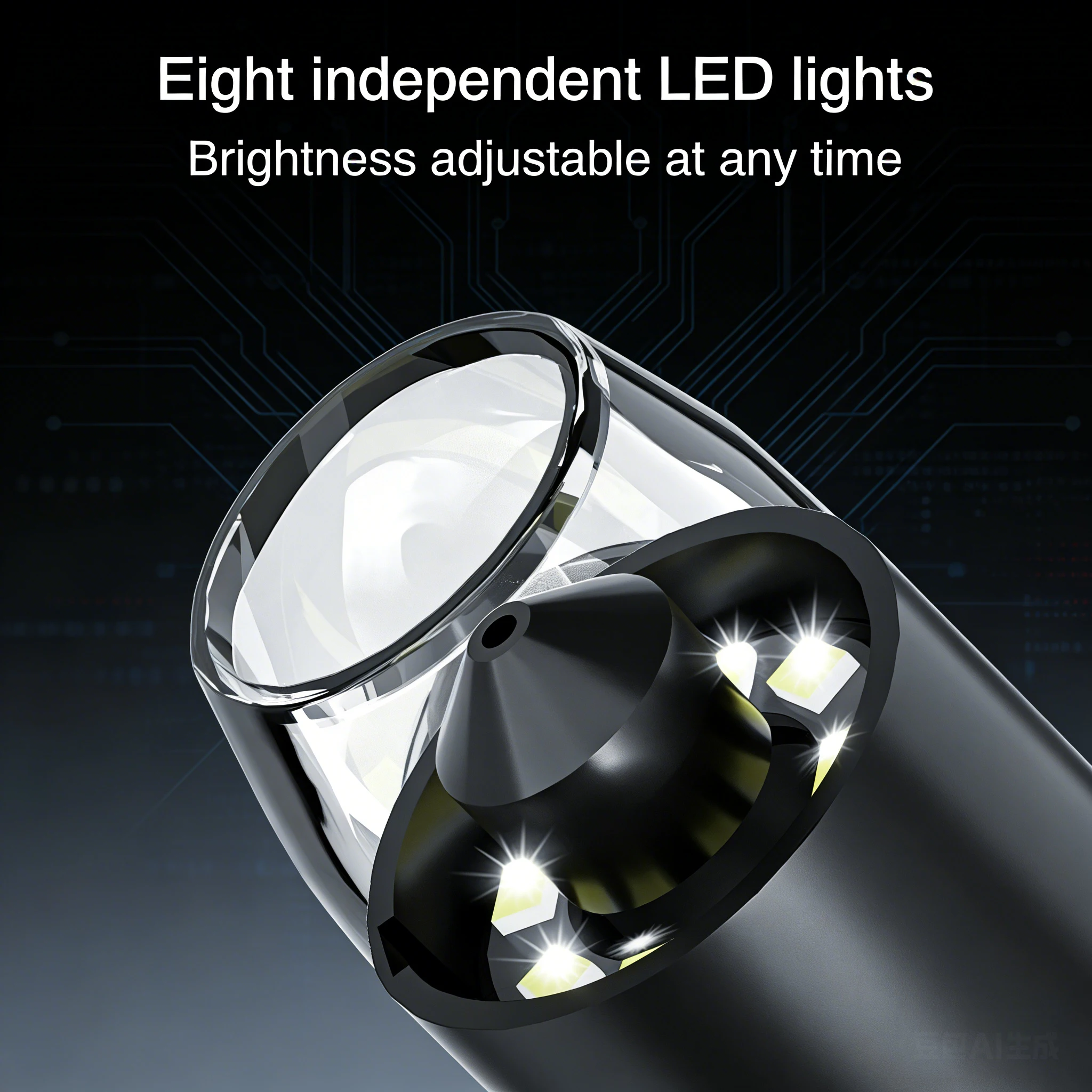 4.3인치 디지털 현미경 1000배율 코인 현미경 1080P 비디오 현미경(스탠드 포함) 성인용 납땜 현미경(8개 LED 포함)