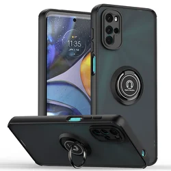 Premium Magnetic Buckle Phone Case - Sleek and Durable Protection for Moto E7 Power (Black)