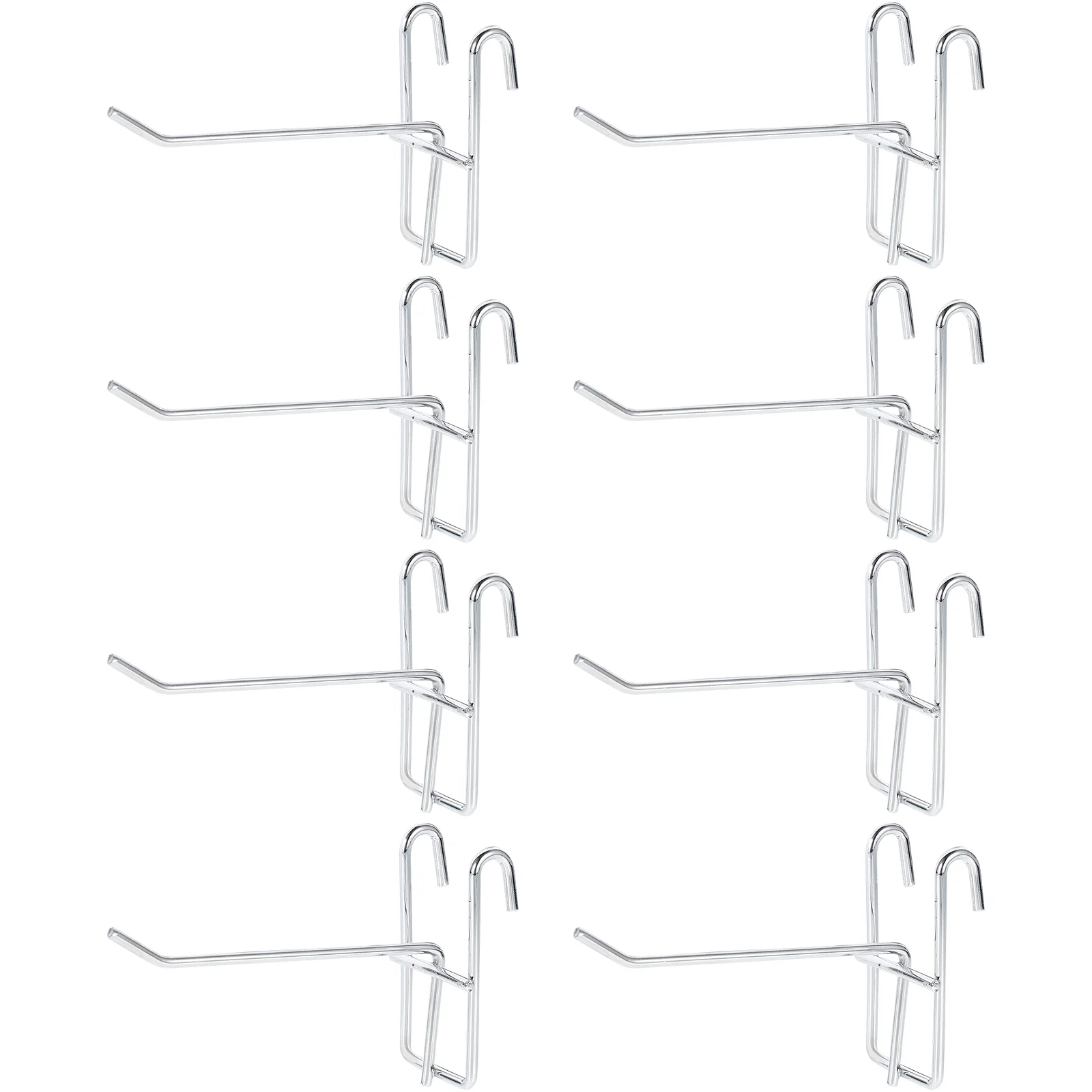 

20pcs Supermarket Hook Iron Grid Shelf Hook Display Shelf Hook Net Hook