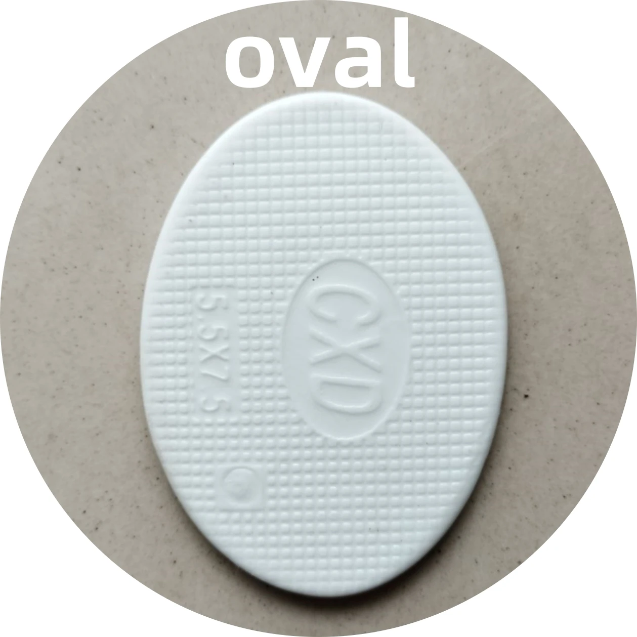 Ceramic Plate Blank High Temperature Ceramic Plate Tombstone Elliptic Oval Rectangle Plain Embryo Gravestone Whitespace Porcelain Board Panel