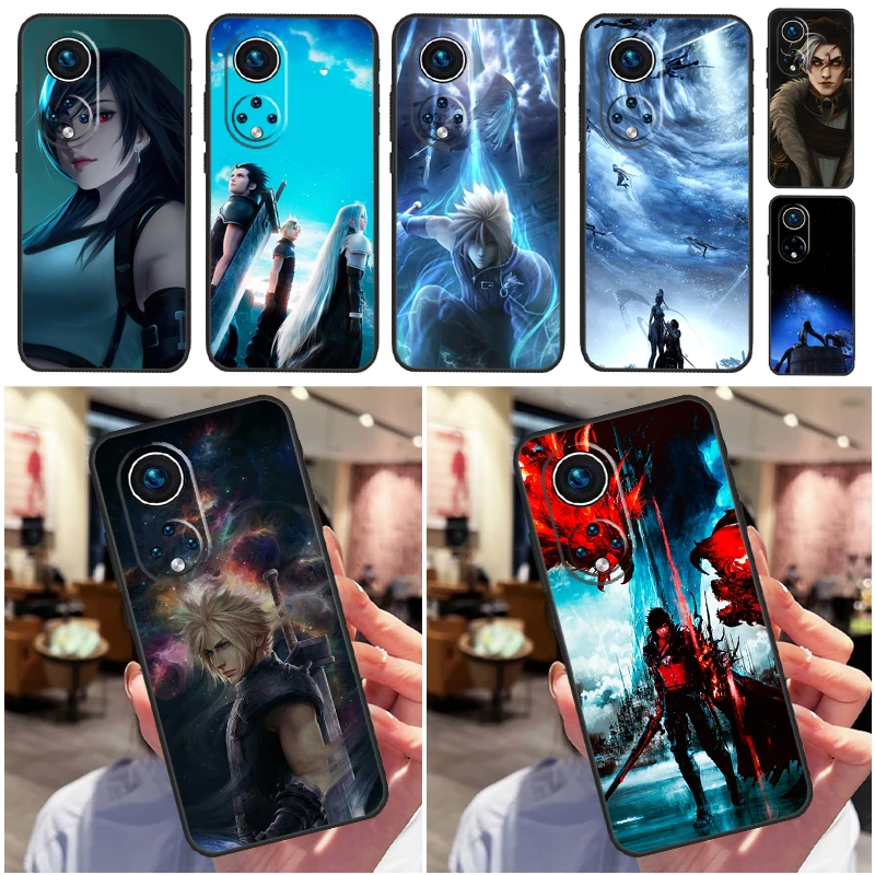 Final Fantasy Case For Honor 50 70 80 X7 X8 X9 Cover For Huawei Nova 5T P20 P30 P40 Lite P50 Mate 50 Pro
