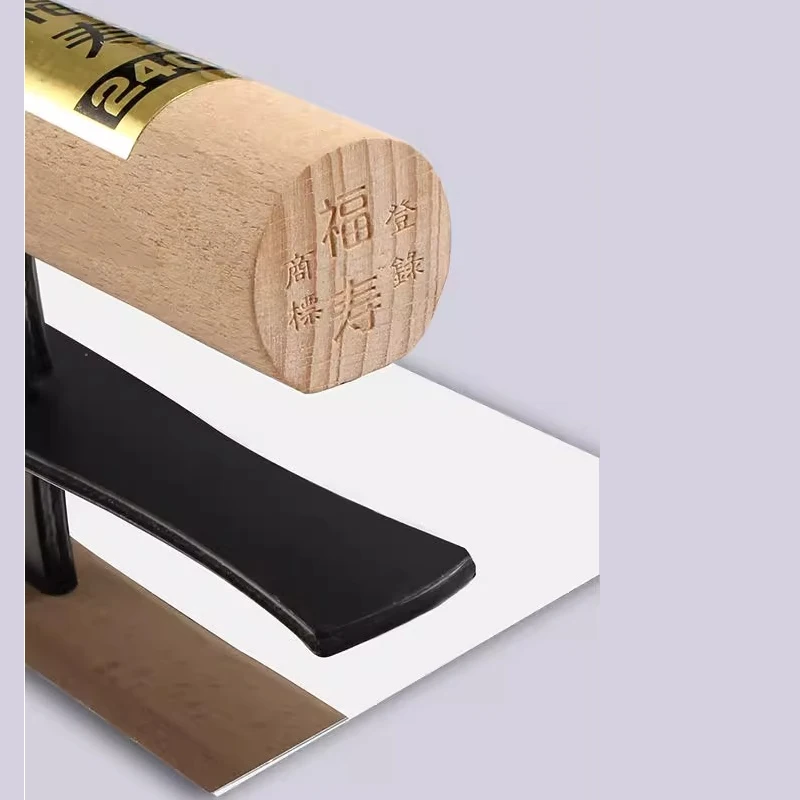 Super Mirror Stainless Steel Plaster Trowel Construction tools Scraping Putty tool plastering trowel plaster knife with wood