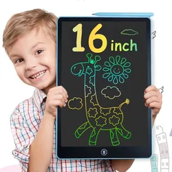 Colorful LCD Graphic Drawing Tablet for Kids - Creative Gift for Birthdays, Christmas, and Travel (16INCH Sky - Blue A)