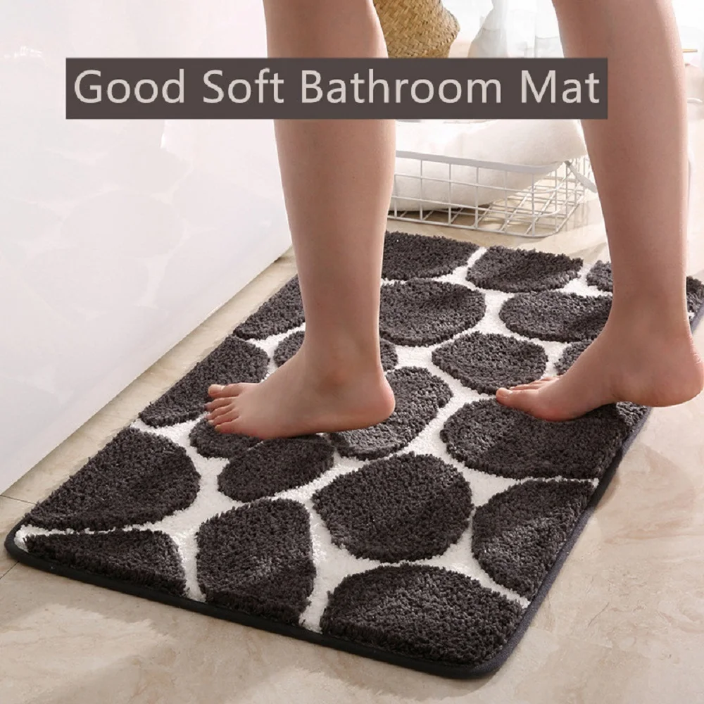 Inyahome Luxury Plush Bathmat Super Soft Microfiber Decoration Mats Water  Absorption Bath Rug Super Cozy Quick Dry Floor Mats - AliExpress