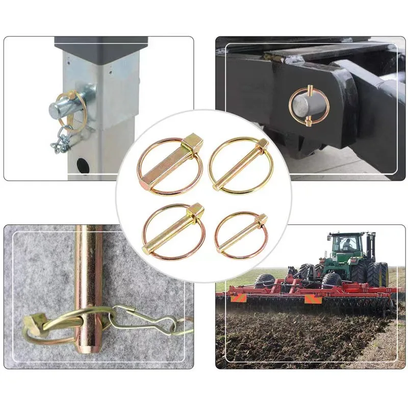 thumbnail image 2 of Keenso 50-Piece Round Lock Pin Kit - Multiple Sizes For Tractors, Trucks & Trailers, High Steel Construction 2 of 14