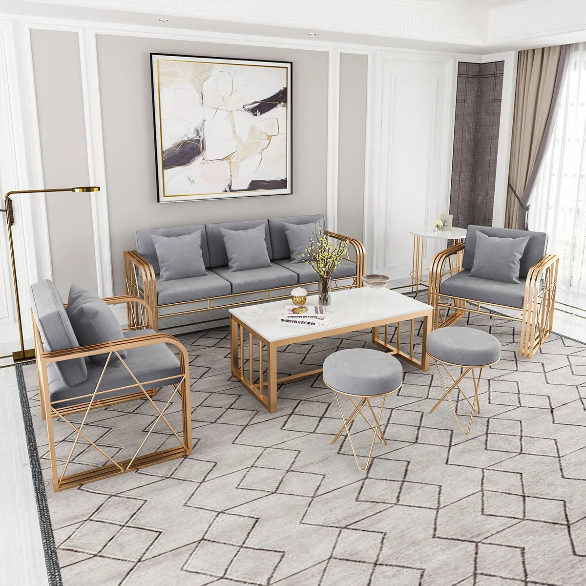 Рисунок 4 - Современный простой диван для ресторана