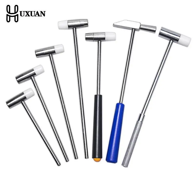1pc Metal Small Hammers Watch Strap Bracelet Soft And Hard Hammers Convenient Watch Accessories Home Maintenance Tools mini hammer,one piece hammer