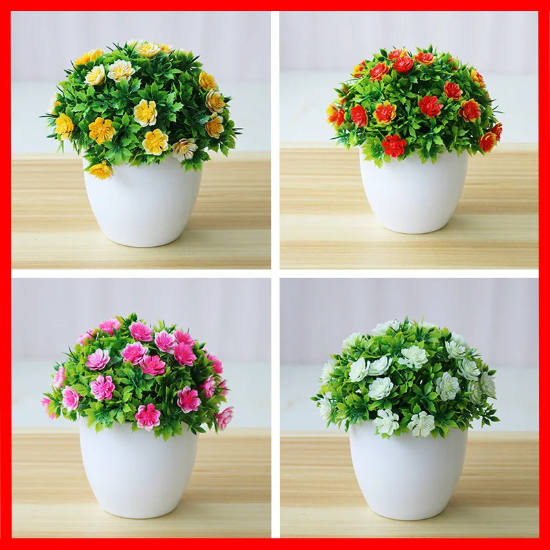 Artificial Flowers Potted Plants Indoors Outdoors