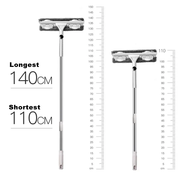 Glass Cleaning Mop Telescopic Rod Window Cleaning Tools Windows Wiper Long Handle Washing Window Brush Cleaner Products For Home 6