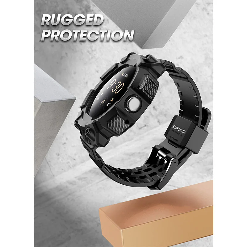 SUPCASE For Google Pixel Watch (2022)/ Pixel Watch 2 (2023) Case 41mm UB Pro Rugged Protective Watch CaseStrap Band