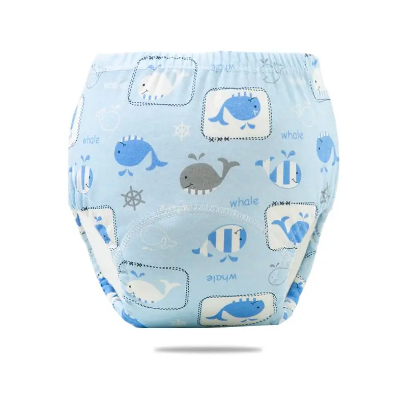 Waterproof Diapers Baby Training Pants Cloth Diapers 5PC Baby Potty Toilet Training Pants Nappies Cartoon Boys Girls Underwear Cotton TPU WaterProof Panties Reusable Diapers
