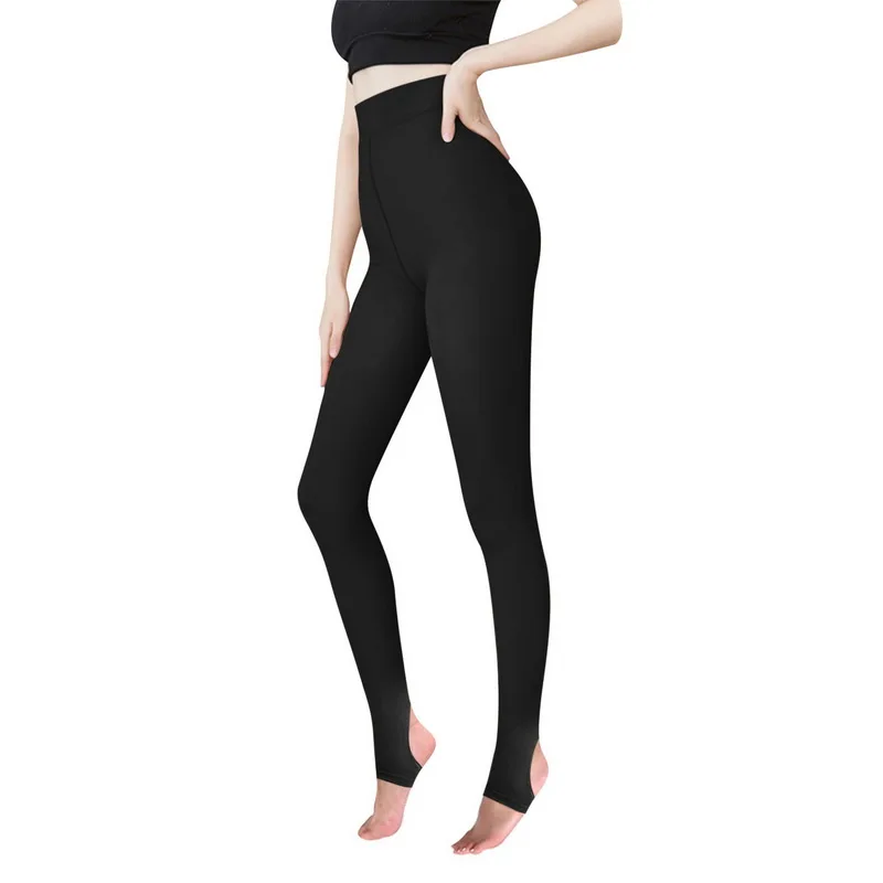  Women Fleece Lined Leggings Skin Tone Tights