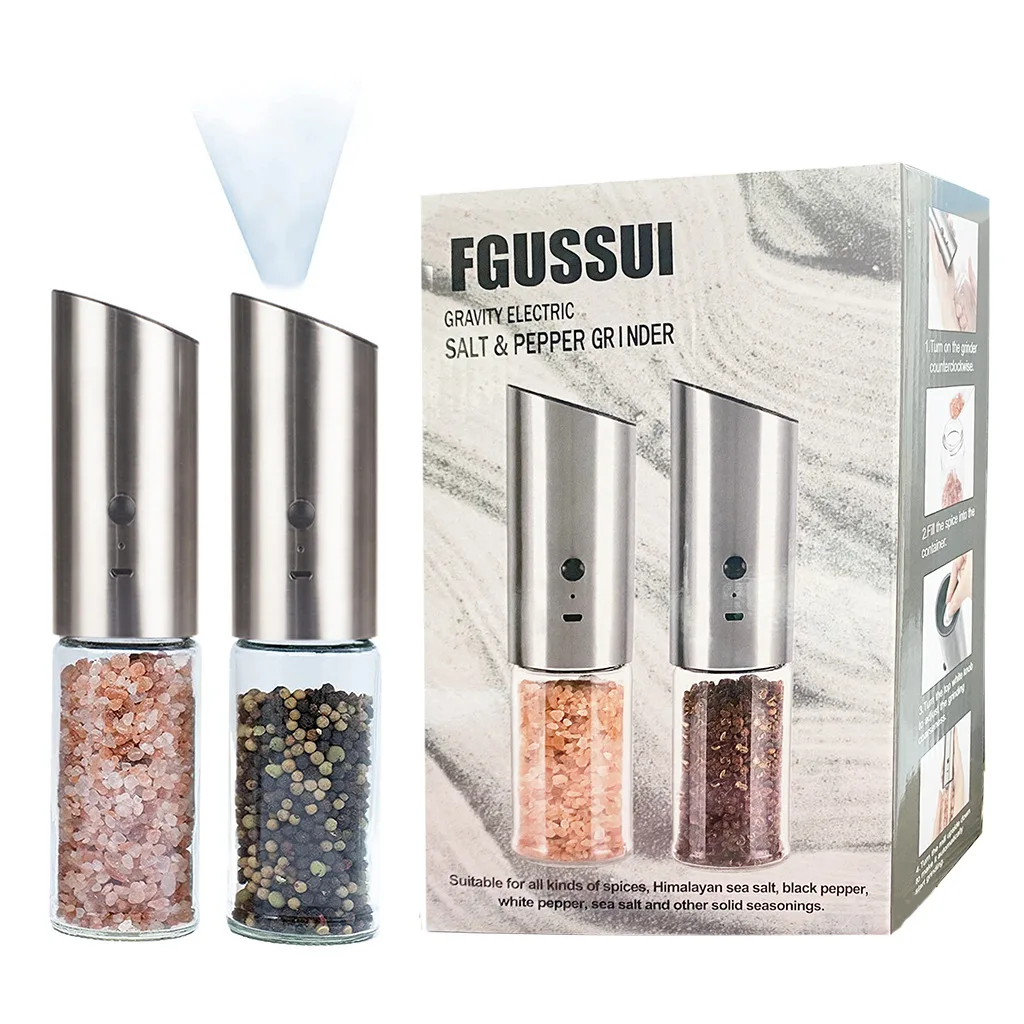 SaltandpeppergrinderkitUSBrechargeableelectricpeppergrinder