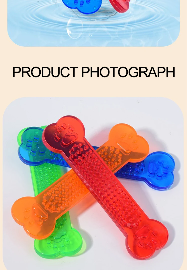 Indestructible Rubber Dog Bone Toy For Aggressive Chewers Dental_voghion.com