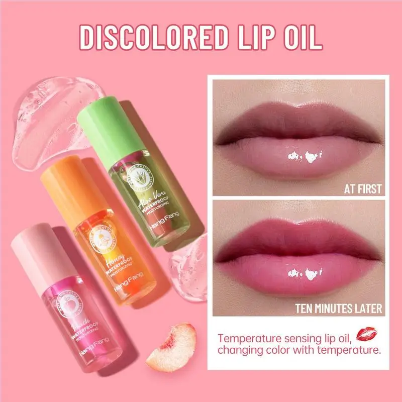 Lipstick Ph Color Changing Color Change Lip Stain Nourishing Glitter Lip Gloss Moisturizing Gloss Gift For Girls Women