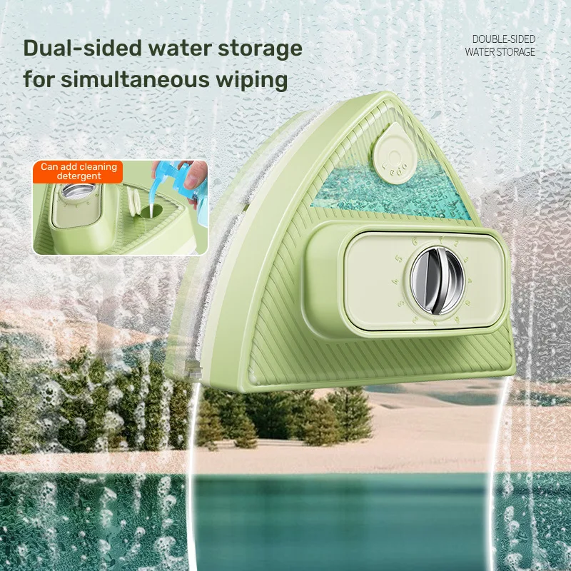 NEW Glass Cleaning Tool Household Brush Double-sided Magnetic Window Cleaner High-rise Building Multifunctional Glass Cleaner 3