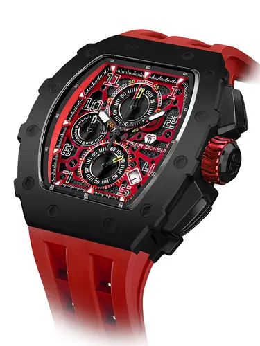 TSAR BOMBA New TB8204 Watch for Men Japan Quartz Chronograph 50M Waterproof Wristwatch Fashion Sport Clock Male Luxury Mens Gift - Image 13