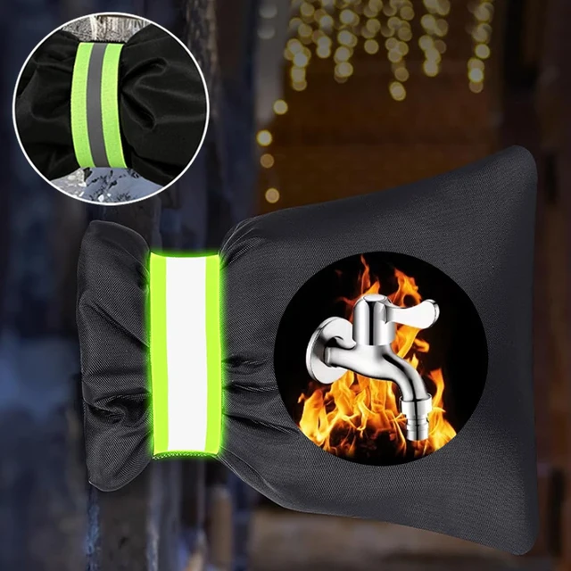 ฝาครอบก๊อกน้ำกลางแจ้ง ป้องกันการแช่แข็ง ฉนวนกันความร้อนในฤดูหนาว ติดตั้งง่าย พอดีกับท่อ ป้องกันท่อแข็งตัว กันน้ำ ป้องกันน้ำแข็งเกาะ 1 ฝาครอบก๊อกน้ำกลางแจ้ง ป้องกันการแช่แข็ง ฉนวนกันความร้อนในฤดูหนาว ติดตั้งง่าย พอดีกับท่อ ป้องกันท่อแข็งตัว กันน้ำ ป้องกันน้ำแข็งเกาะ 1